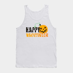 HAPPY VACCIWEEN HALLOWEEN Tank Top